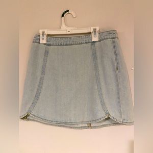 NWOT Denim Mini Skirt
